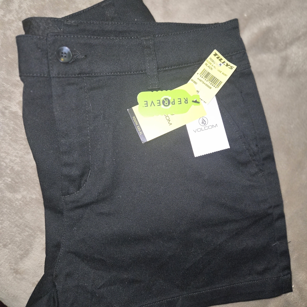 Volcom Jet Black Casual Shorts